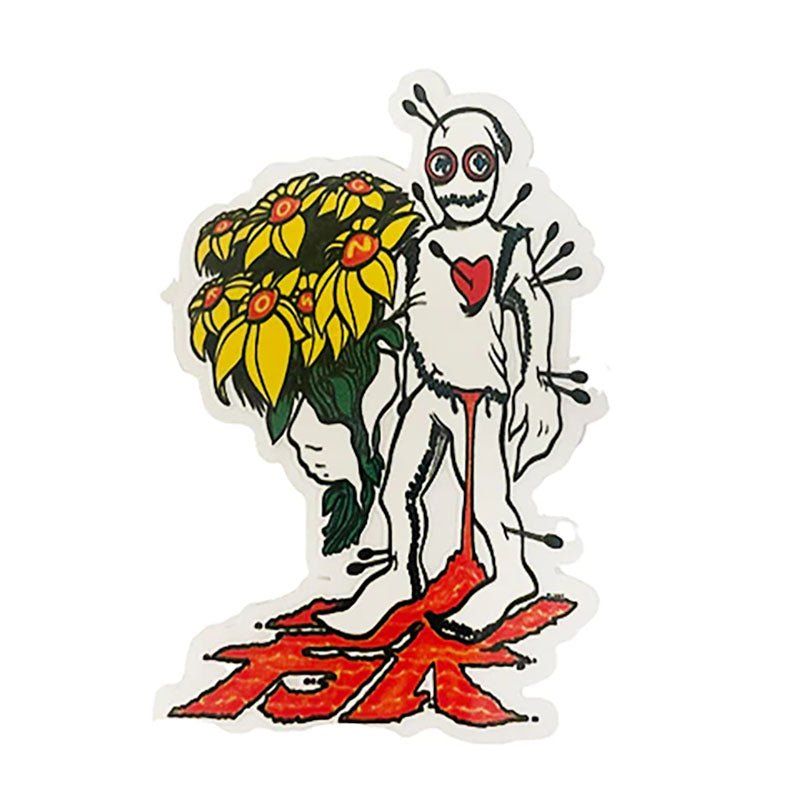 Dogtown Skateboards 3.5" TallBryce Kanights 'Flower Guy 1' Sticker 5150 Skate Shop