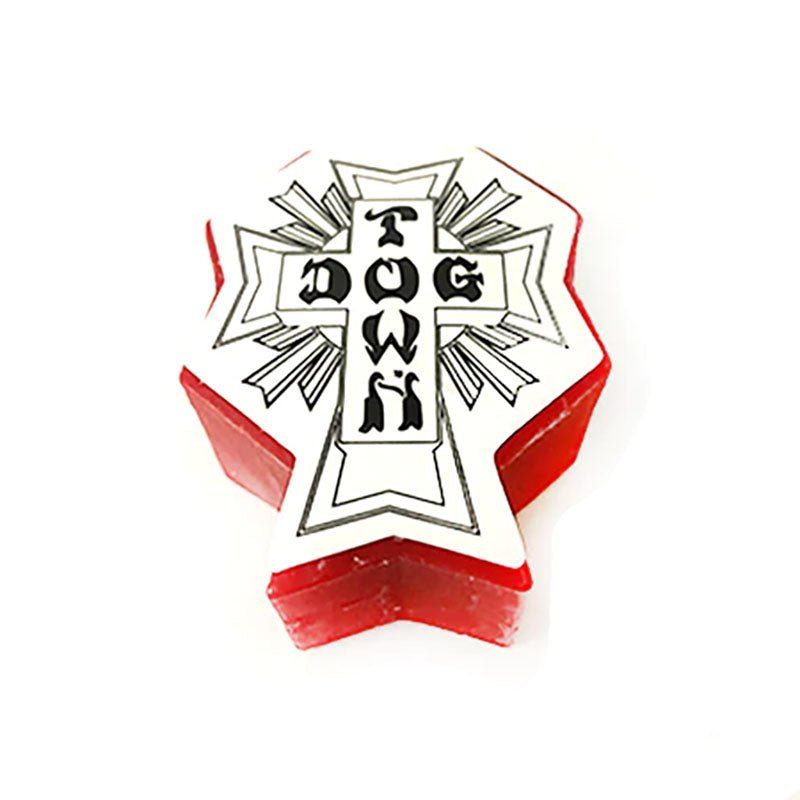 Dogtown Skateboards 3" Cross Logo Red Curb Wax 5150 Skate Shop