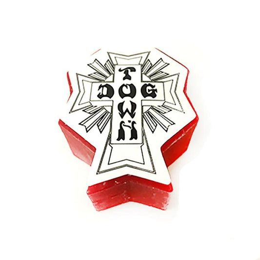 Dogtown Skateboards 3" Cross Logo Red Curb Wax 5150 Skate Shop