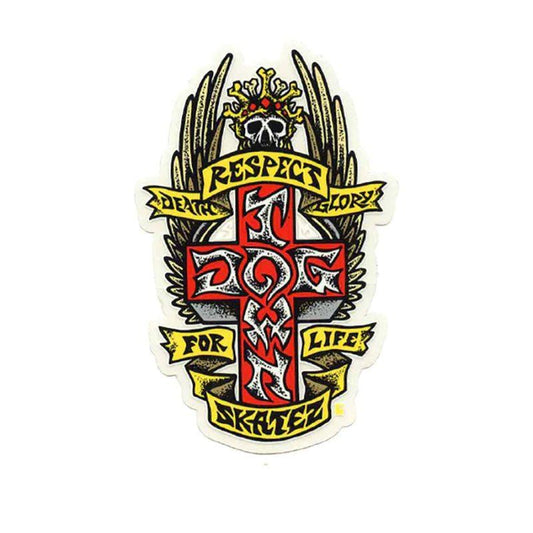 Dogtown Skateboards 4" x 2.5" Respect Sticker 5150 Skate Shop