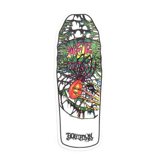 Dogtown Skateboards 4.5" White Web Sticker-5150 Skate Shop