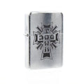 Dogtown Skateboards Cross Logo Flip Top Metal Silver/Black Lighter-5150 Skate Shop