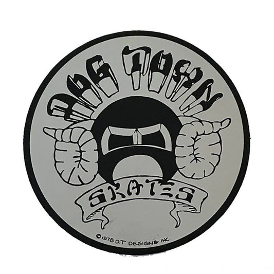Dogtown Skateboards Foil Murf Horns 70s Sticker 5150 Skate Shop