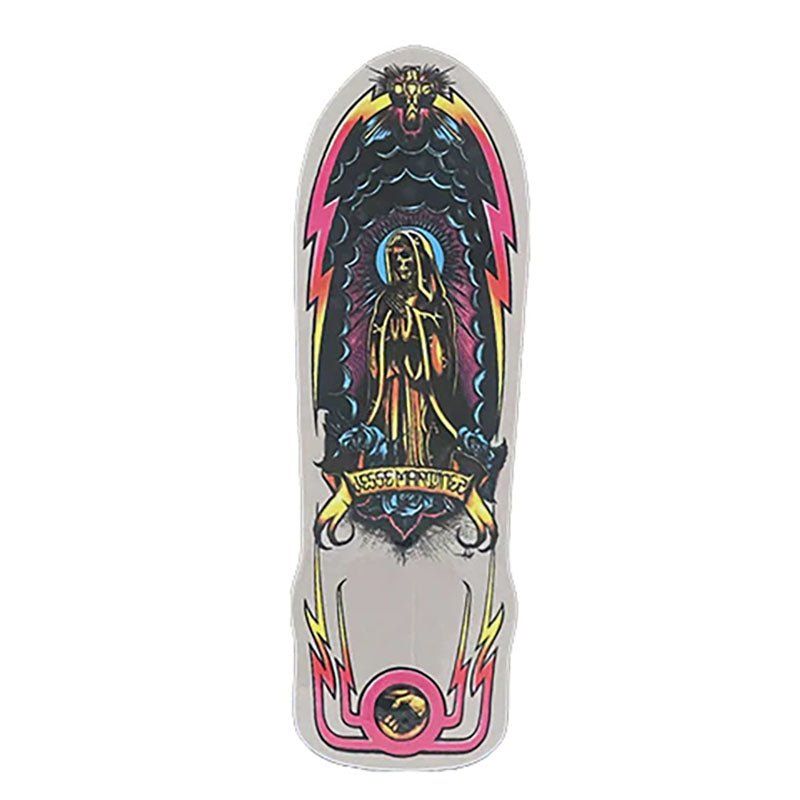Dogtown Skateboards Jesse Martinez 'Guadalupe Handshake' Sticker 5" Silver 5150 Skate Shop