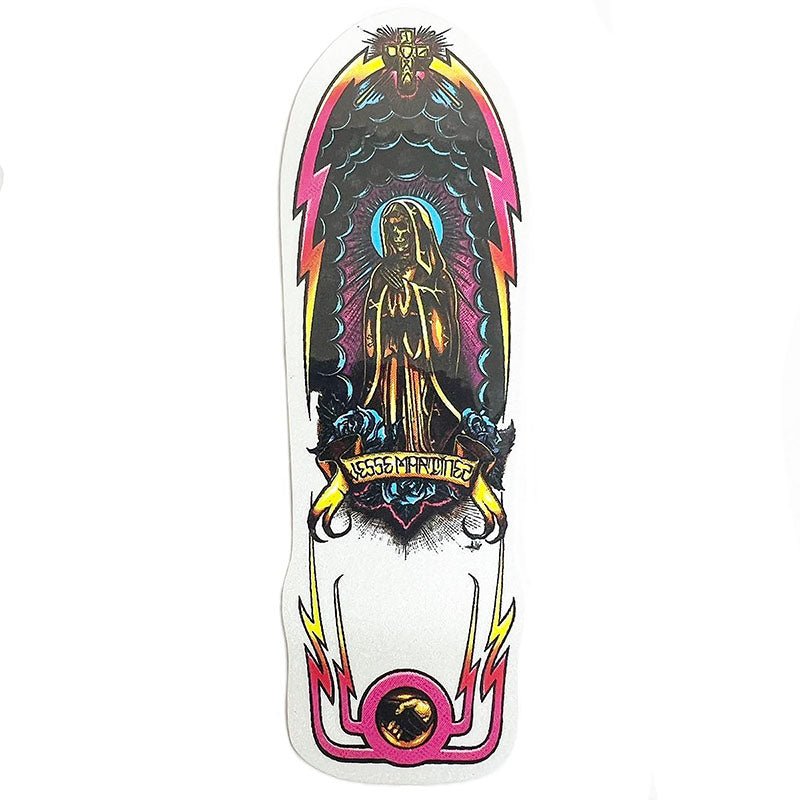 Dogtown Skateboards Jesse Martinez 'Guadalupe Handshake' Sticker 5" White-5150 Skate Shop