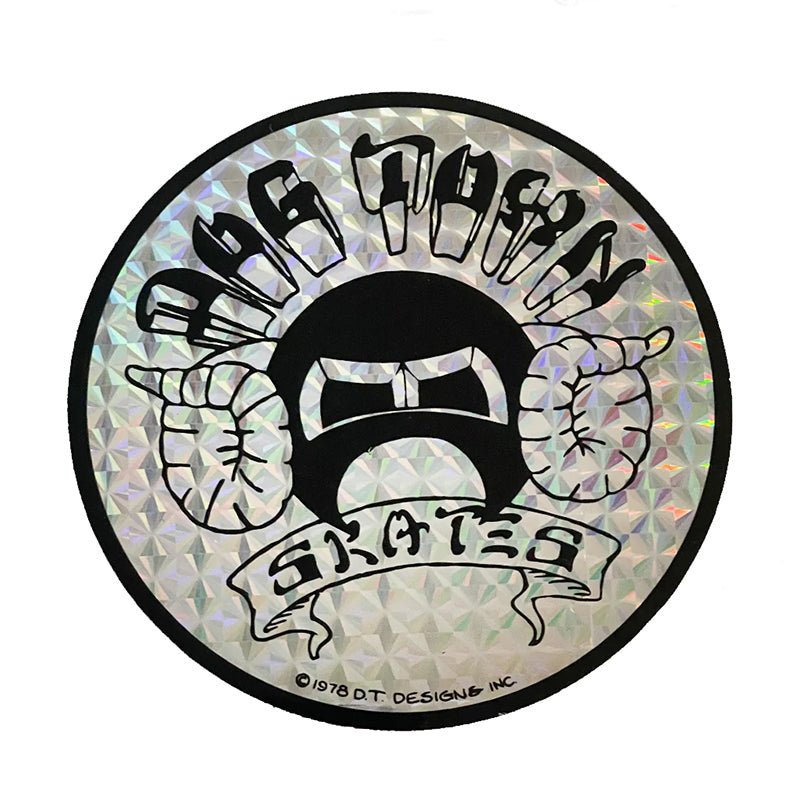 Dogtown Skateboards Prismatic Murf Horns 70s Sticker-5150 Skate Shop