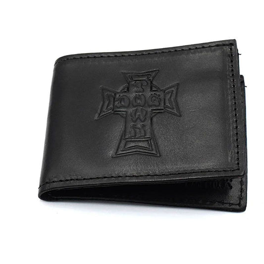 Dogtown Skateboards Vintage Cross Leather Billfold Wallet 5150 Skate Shop