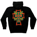 Dogtown Zip Up Sweatshirt Cross Logo Rasta Hoodies-5150 Skate Shop
