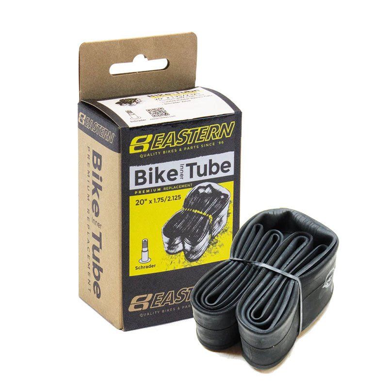 Eastern Bicycles 20"x1.75/2.125, A/V Schrader Black Rubber Inner Tubes 5150 Skate Shop