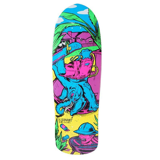 Elephant Brand 9.5" x 32.25" BBQ Session BLUE Skateboard Deck 5150 Skate Shop