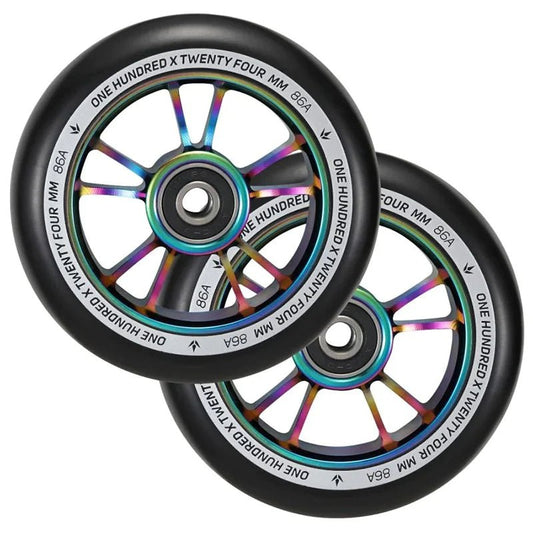 Envy 100mm Oil Slick/Black Scooter Wheels 2pk-5150 Skate Shop