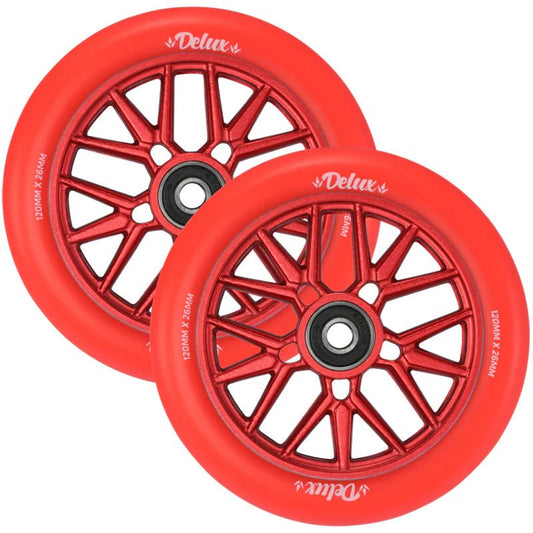 Envy 120mm Delux Red Scooter Wheels 2pk-5150 Skate Shop