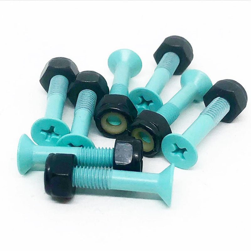 Essentails 1" Light Blue Skateboard Hardware-5150 Skate Shop