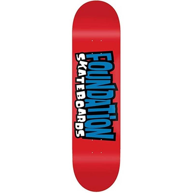 Foundation 8.0" From The 90'S Red PP Skateboard Deck-5150 Skate Shop