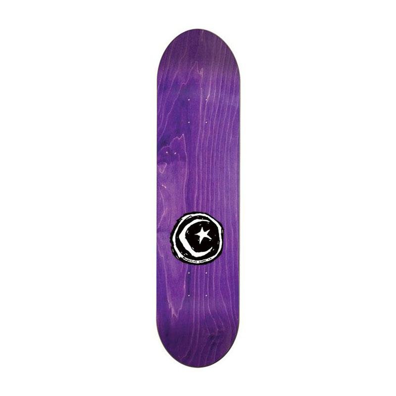 Foundation 8.38" Star & Moon Black Skateboard Deck-5150 Skate Shop