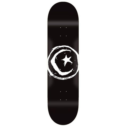Foundation 8.38" Star & Moon Black Skateboard Deck - 5150 Skate Shop