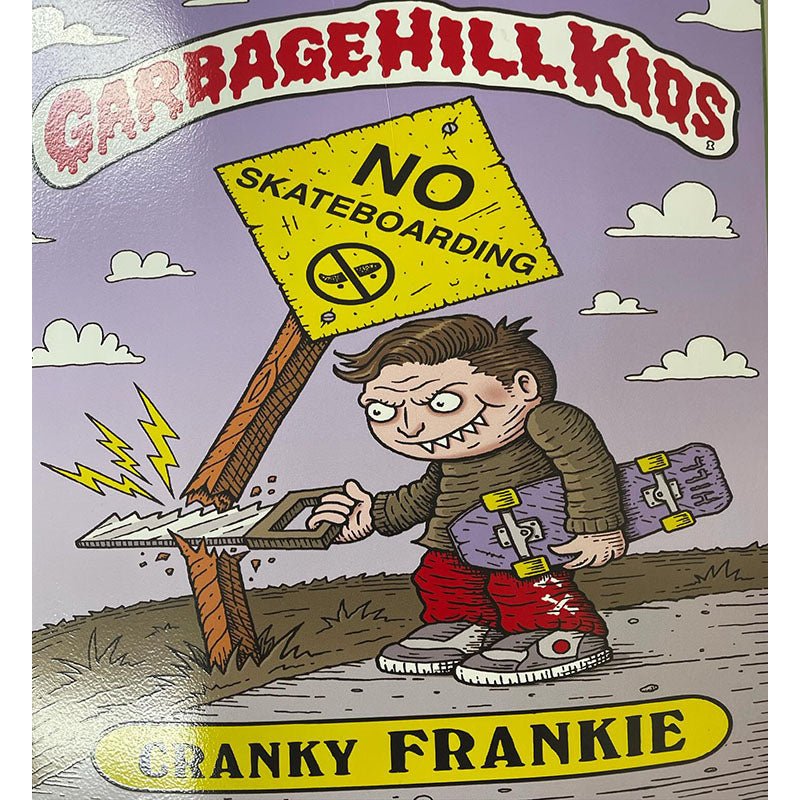 Frankie Hill 9" x 32" Cranky Frankie Signed/Numbered Skateboard Deck - 5150 Skate Shop