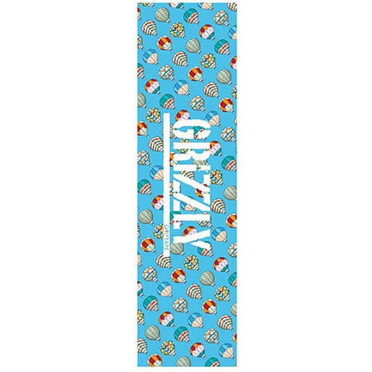 Grizzly 9" x 33" Hot Air Blue Perforated Skateboard Grip Tape 5150 Skate Shop