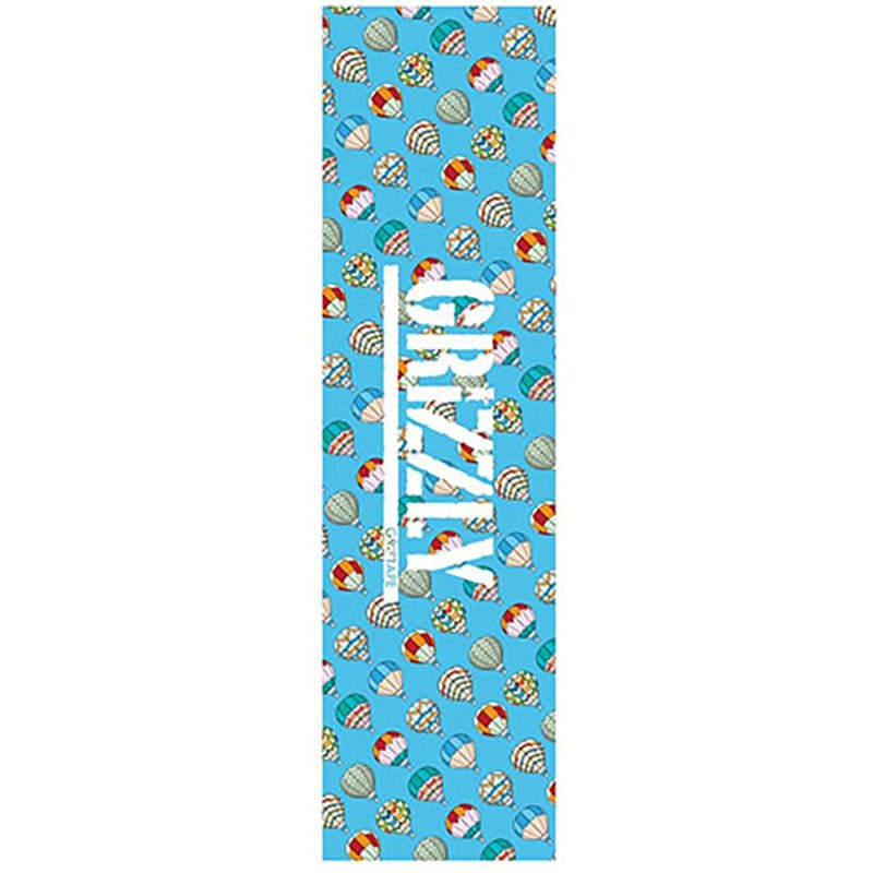Grizzly 9" x 33" Hot Air Blue Perforated Skateboard Grip Tape-5150 Skate Shop