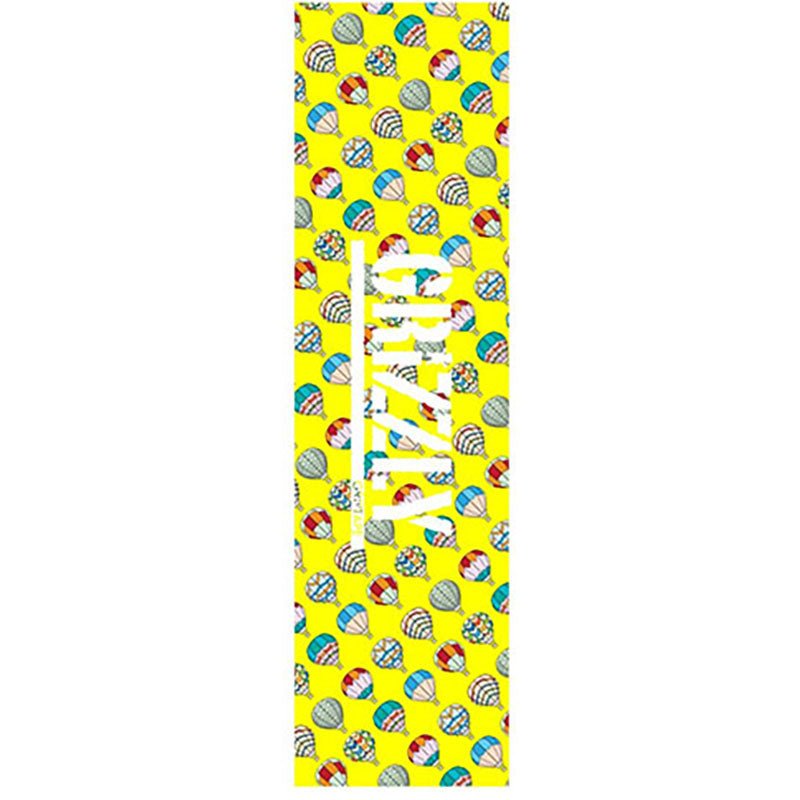 Grizzly 9" x 33" Hot Air Yellow Perforated Skateboard Grip Tape-5150 Skate Shop