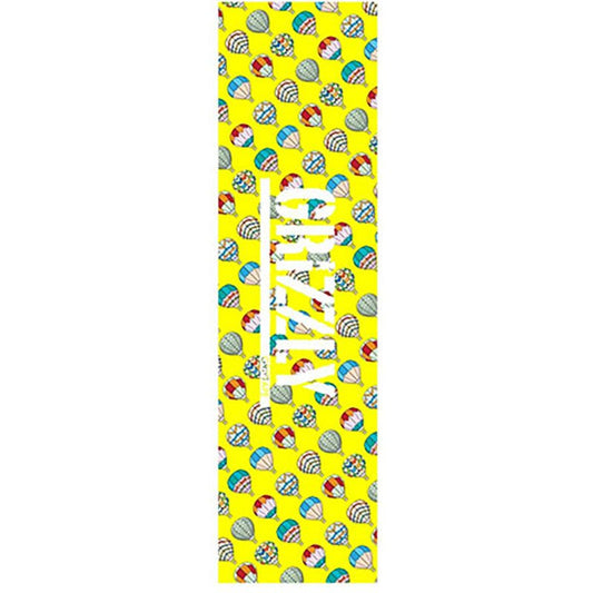 Grizzly 9" x 33" Hot Air Yellow Perforated Skateboard Grip Tape-5150 Skate Shop