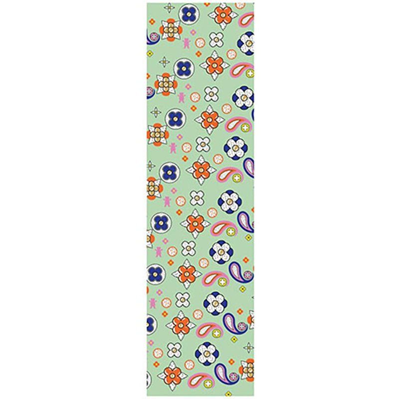 Grizzly 9" x 33" When In Rome Green Perforated Skateboard Grip Tape 5150 Skate Shop