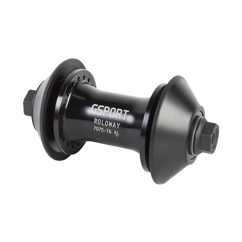 GSport BMX Roloway (Black) Bicycle Front Hub 5150 Skate Shop