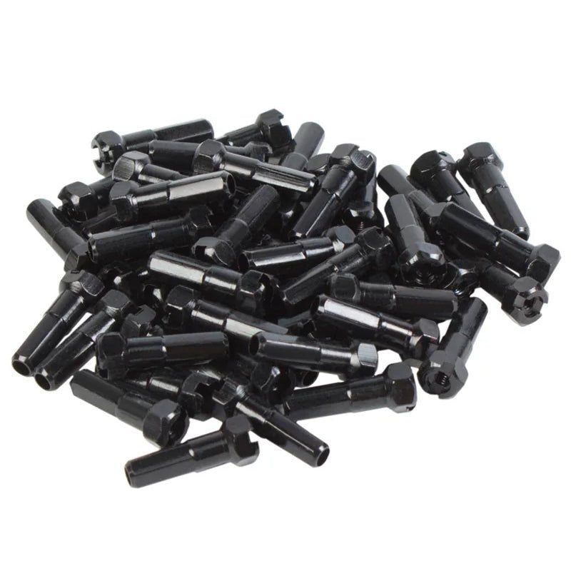 GSPORT Taper-Hex Anodized Black 7075-T6 Aluminum Nipples 40pcs 5150 Skate Shop