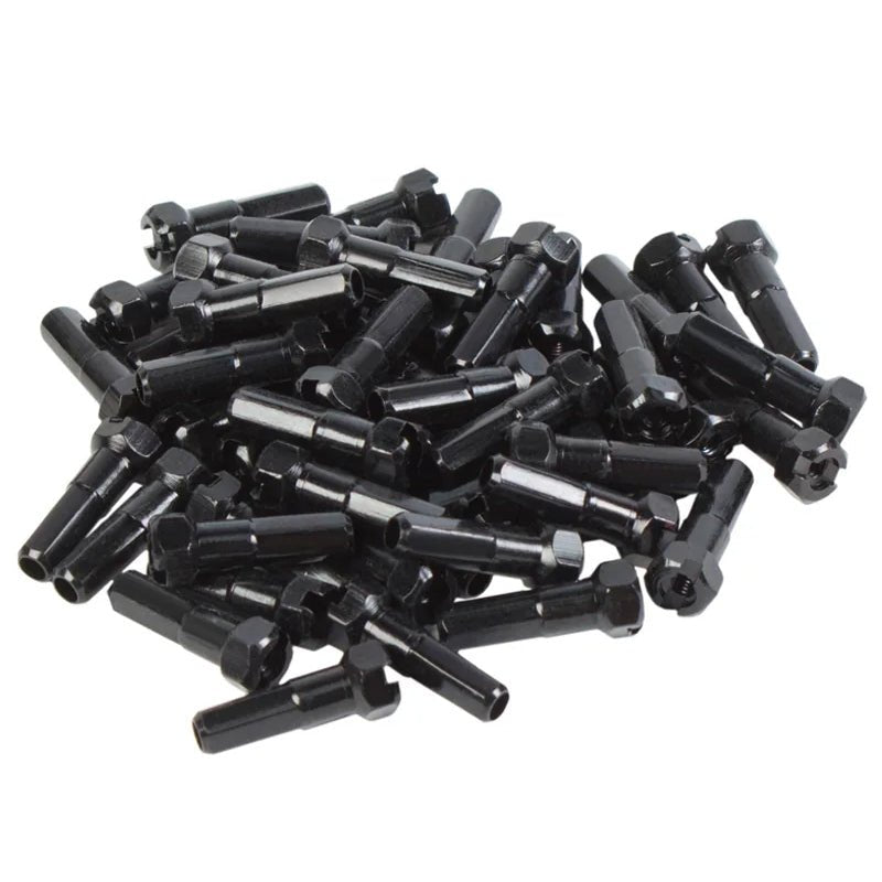 GSPORT Taper-Hex Anodized Black 7075-T6 Aluminum Nipples 40pcs-5150 Skate Shop