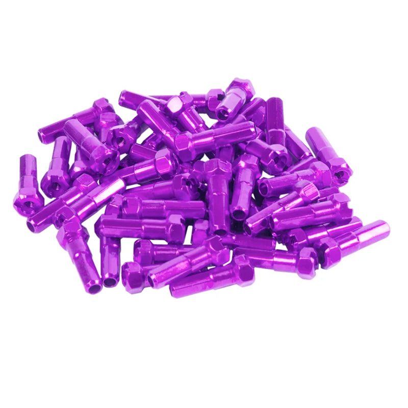 GSPORT Taper-Hex Anodized Purple 7075-T6 Aluminum Nipples 40pcs 5150 Skate Shop