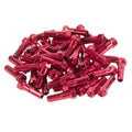 GSPORT Taper-Hex Anodized Red 7075-T6 Aluminum Nipples 40pcs-5150 Skate Shop