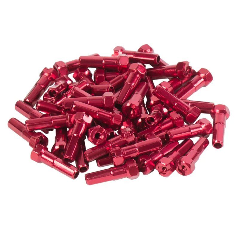 GSPORT Taper-Hex Anodized Red 7075-T6 Aluminum Nipples 40pcs 5150 Skate Shop