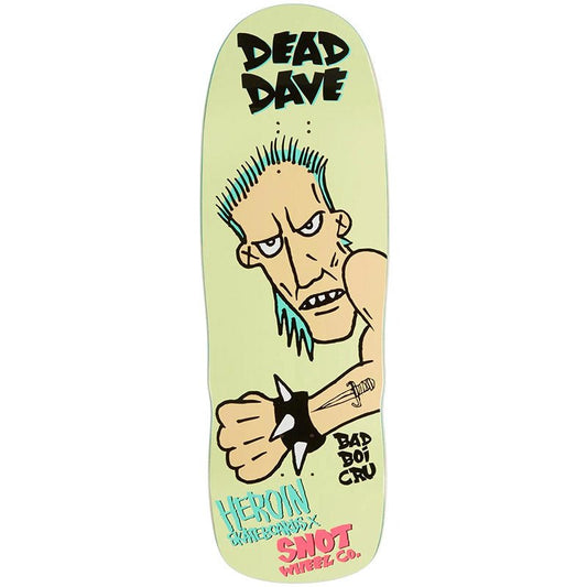 Heroin 10.10" Dead Dave Bad Boy Shaped Skateboard Deck - 5150 Skate Shop