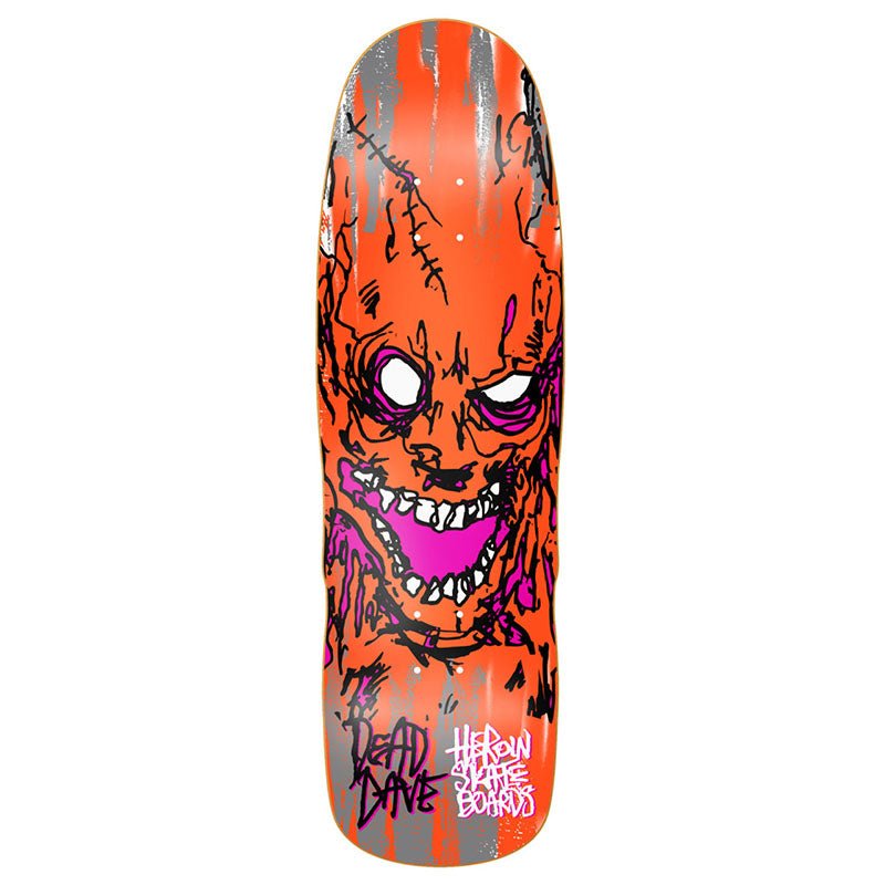 Heroin 10.10" x 32" DEAD DAVE SAVAGES Shaped Skateboard Deck-5150 Skate Shop