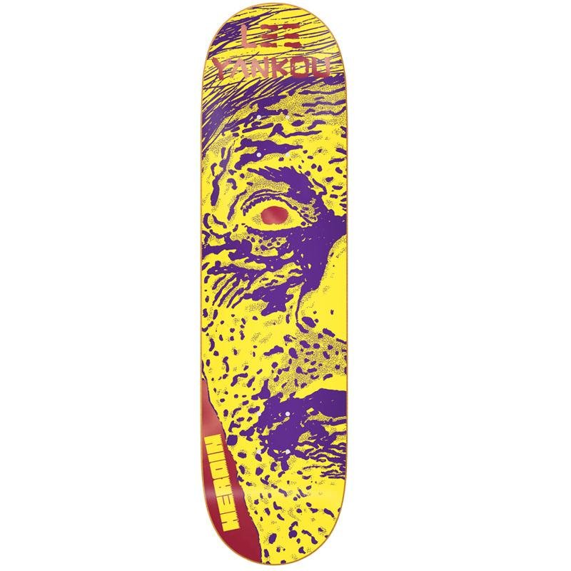 Heroin 8.25" Lee Yankou Giallo Skateboard Deck - 5150 Skate Shop