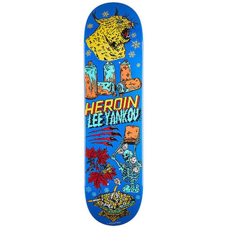 Heroin 8.25" Lee Yankou Life Skateboard Deck - 5150 Skate Shop