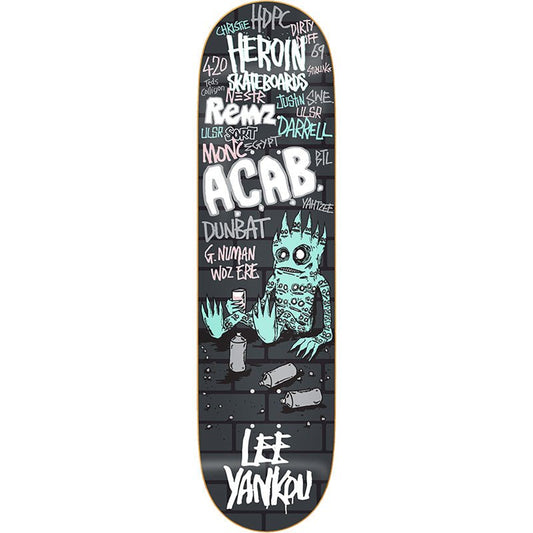 Heroin 8.25" Yankou IMP Skateboard Deck-5150 Skate Shop
