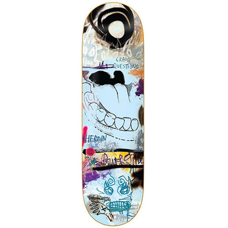 Heroin 9.0" Craig Questions Painted Skateboard Deck - 5150 Skate Shop