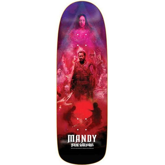 Heroin X Mandy Poster 9.60" Shaped Skateboard Deck - 5150 Skate Shop