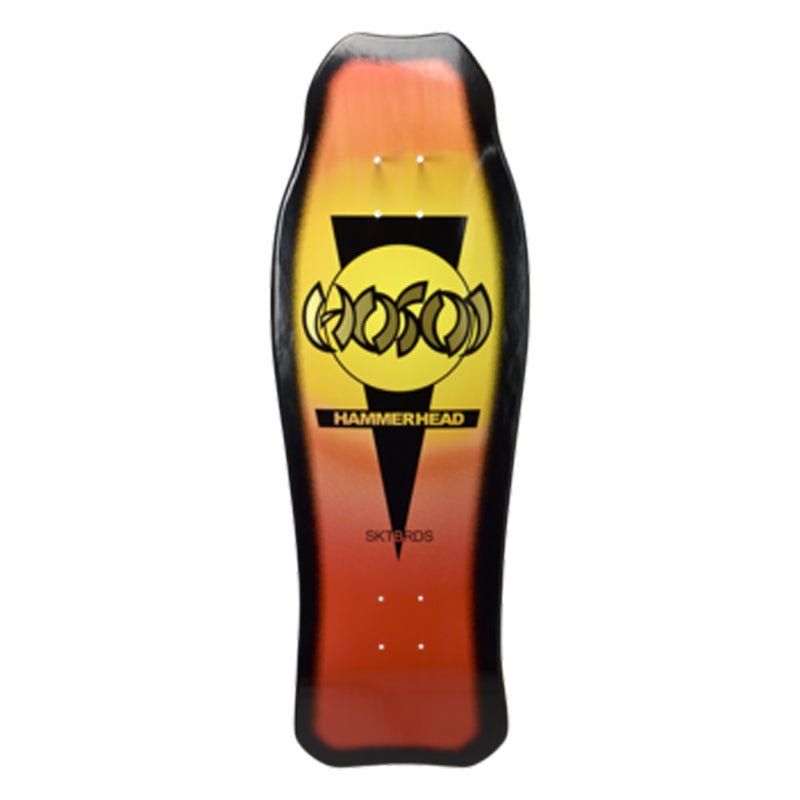 Hosoi 10.25"x31" Hammerhead Double Kick Sunburst Sunburst Skateboard Deck 5150 Skate Shop