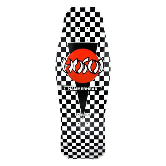 Hosoi 10.5" x 31" O.G. Hammerhead Checkerboard Black Skateboard Deck 5150 Skate Shop