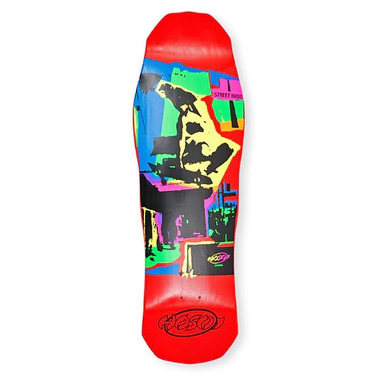 Hosoi 10" x 32.75" Pop Art 87 Large RED DIP Skateboard Deck 5150 Skate Shop