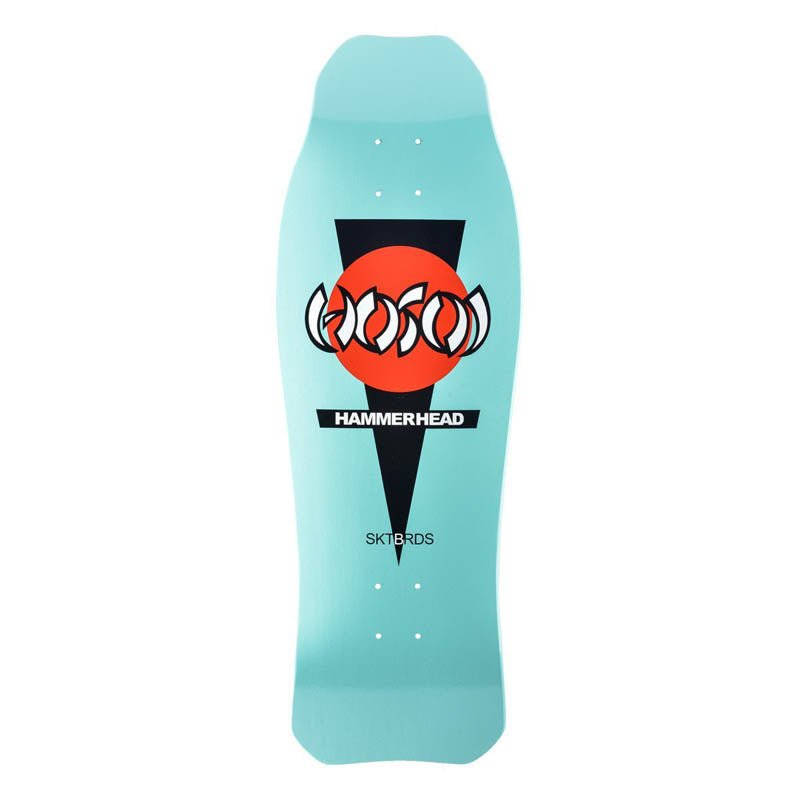 Hosoi 10.25" x 31" Hammerhead Double Kick Blue Skateboard Skateboard Deck - 5150 Skate Shop