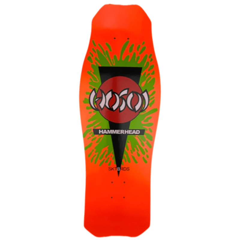 Hosoi 10.5" x 31" (NEON ORANGE) O.G. Hammerhead Splat Skateboards Deck-5150 Skate Shop