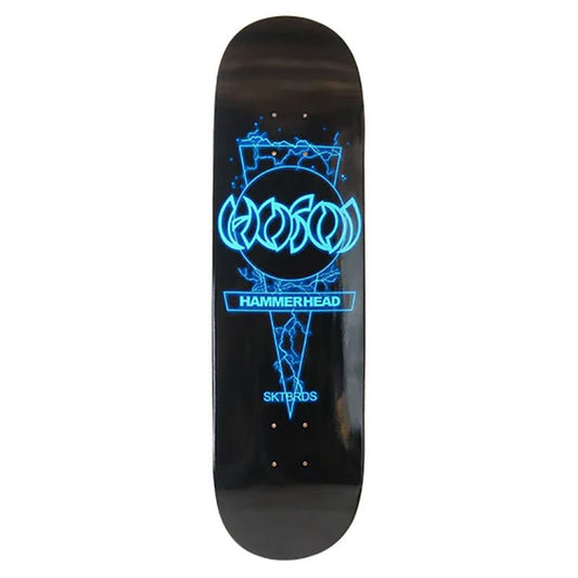 Hosoi 8" Electric Shocker Blue Pop Street Skateboard Deck - 5150 Skate Shop
