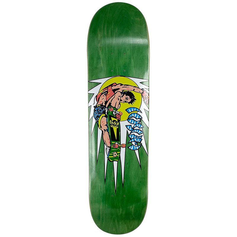 Hosoi 8" Rocket Air Popsicle Green Stain Skateboard Deck-5150 Skate Shop