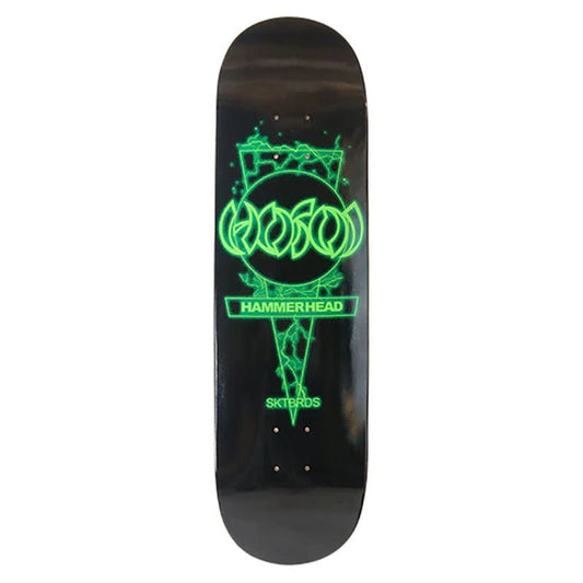 Hosoi 8.25" Electric Shocker (GREEN) Popsicle Street Skateboard Deck - 5150 Skate Shop