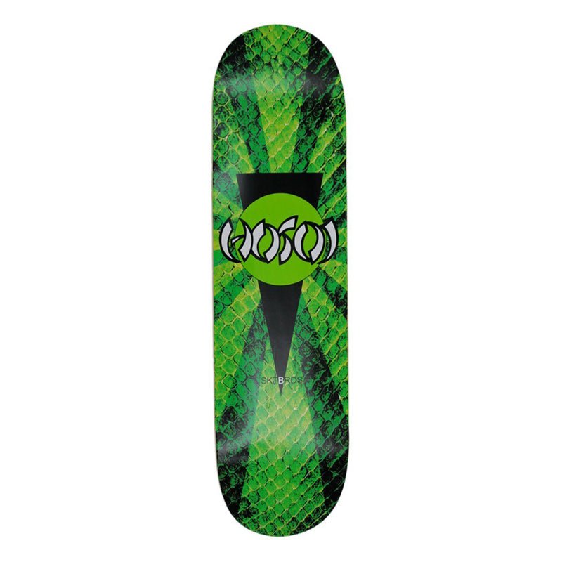 Hosoi 8.25" x 32.375" Green Snakeskin Skateboard Deck - 5150 Skate Shop