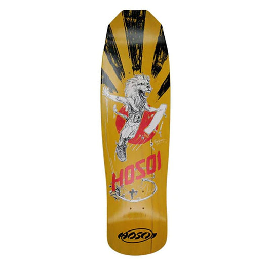 Hosoi 9" x 32.25" Hosoi King (YELLOW STAIN) Skateboard Deck-5150 Skate Shop