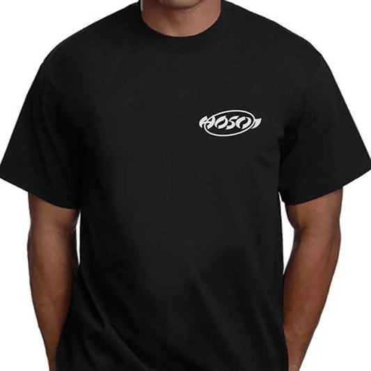 Hosoi Rising Sun Logo Black T-Shirts - 5150 Skate Shop